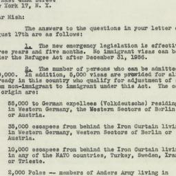 Letter: 1953 August 21