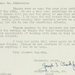Letter: 1954 May 26