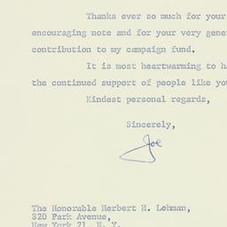 Letter: 1962 November 4