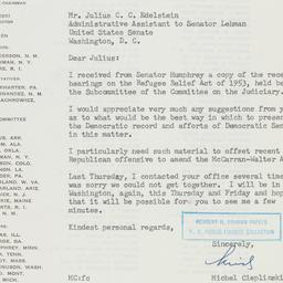 Letter: 1956 July 9