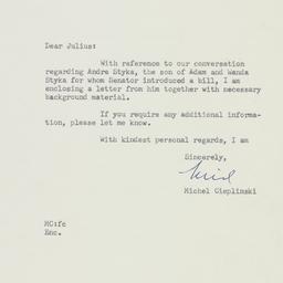 Letter: 1953 January 23