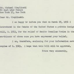 Letter: 1956 April 23