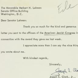 Letter: 1955 June 1