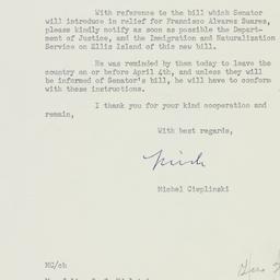 Letter: 1953 March 25