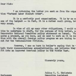 Letter: 1955 December 1