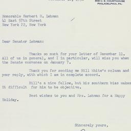 Letter: 1958 December 16