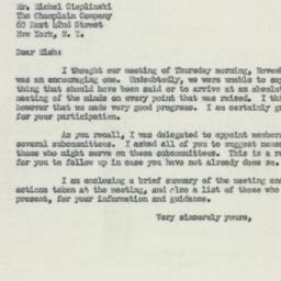 Letter: 1953 November 7