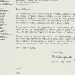 Letter: 1955 July 20