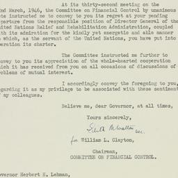 Letter: 1946 March 27