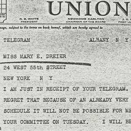 Telegram: 1942 March 9