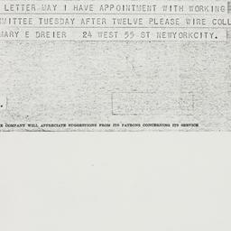 Telegram: 1942 March 7