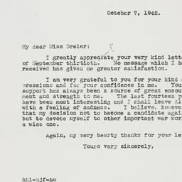 Letter: 1942 October 7