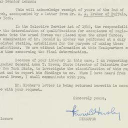 Letter: 1951 March 8