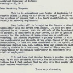 Letter: 1955 September 27