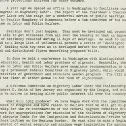 Letter: 1953 March 31