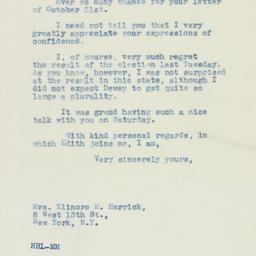 Letter: 1942 November 6