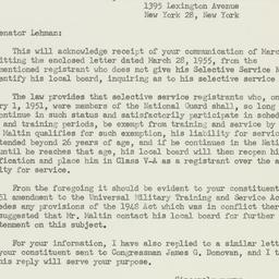 Letter: 1955 April 4