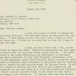 Letter: 1942 August 28