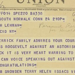 Letter: 1949 July 24