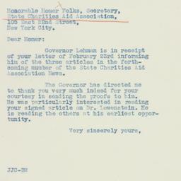 Letter: 1934 February 24