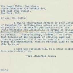 Letter: 1937 November 9