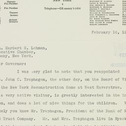 Letter: 1934 February 16