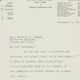 Letter: 1934 December 7