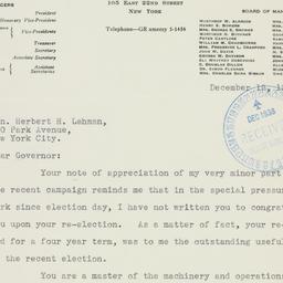 Letter: 1938 December 19