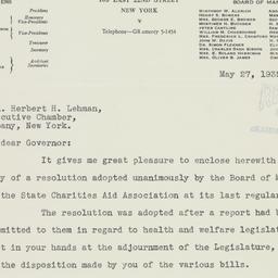 Letter: 1935 May 27