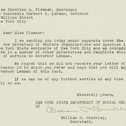 Letter: 1932 November 25