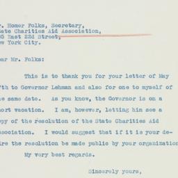 Letter: 1935 May 29