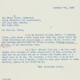 Letter: 1937 October 7