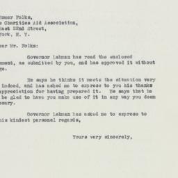Letter: 1932 October 11