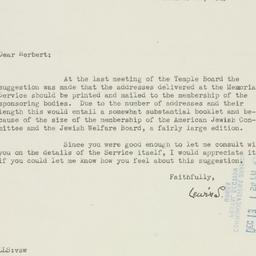 Letter: 1945 December 12