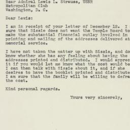 Letter: 1945 December 20