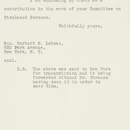 Letter: 1947 June 18