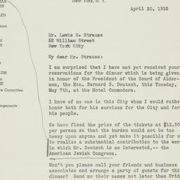 Letter: 1935 April 30