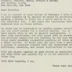 Letter: 1946 February 7