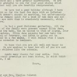 Letter: 1948 December 31