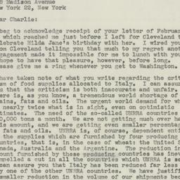 Letter: 1946 March 6