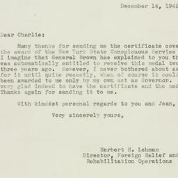 Letter: 1942 December 14