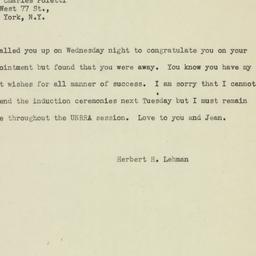 Telegram: 1946 March 22