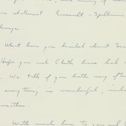 Letter: 1949 August 8