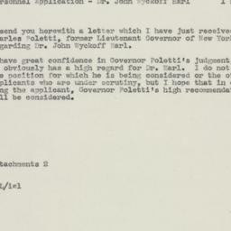 Memorandum: 1946 March 1