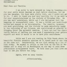 Letter: 1949 November 27