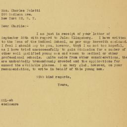 Letter: 1946 September 30