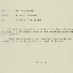 Memorandum: 1944 June 23