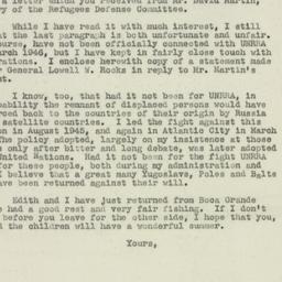 Letter: 1947 June 13