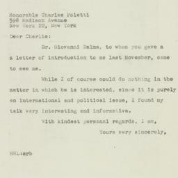 Letter: 1947 January 21