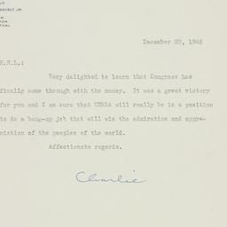 Letter: 1945 December 20